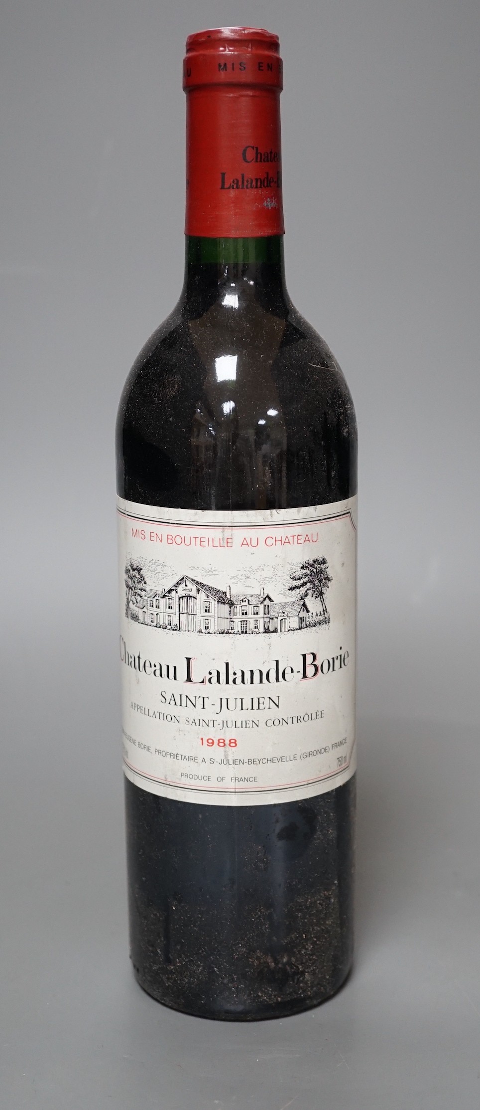 Eleven bottles of Chateau Lalande-Borie Saint Julien, seven 1985 and four 1988